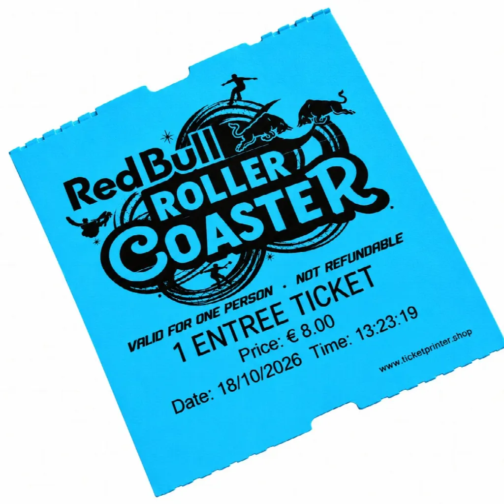 CoatCheck-Rolle, Eintrittskarten „Economy“ ohne Kontrollstreifen, 14×550 Tickets, blau