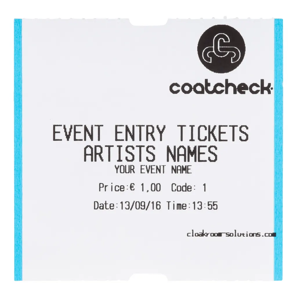 Coatcheck+ Ticketdrucker + Tastatur