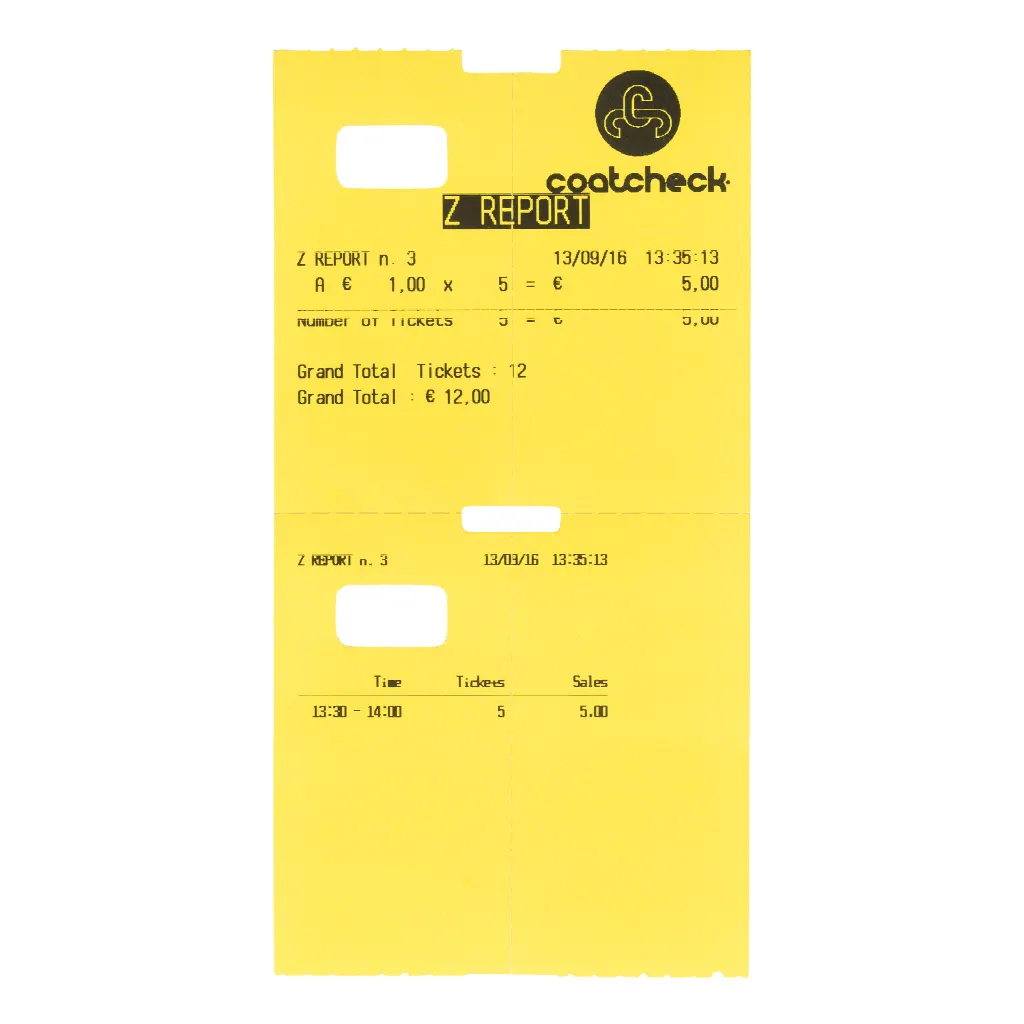 Coatcheck+ Ticketdrucker