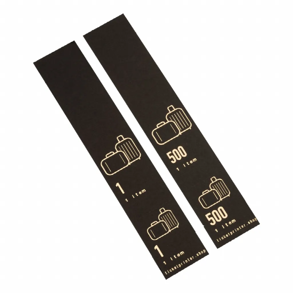 500 Self-adhesive Baggage Labels, pre-printed, series 1-500