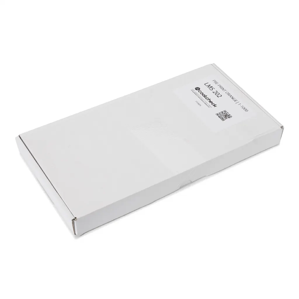 1000 pre-printed cloakroom tags, orange