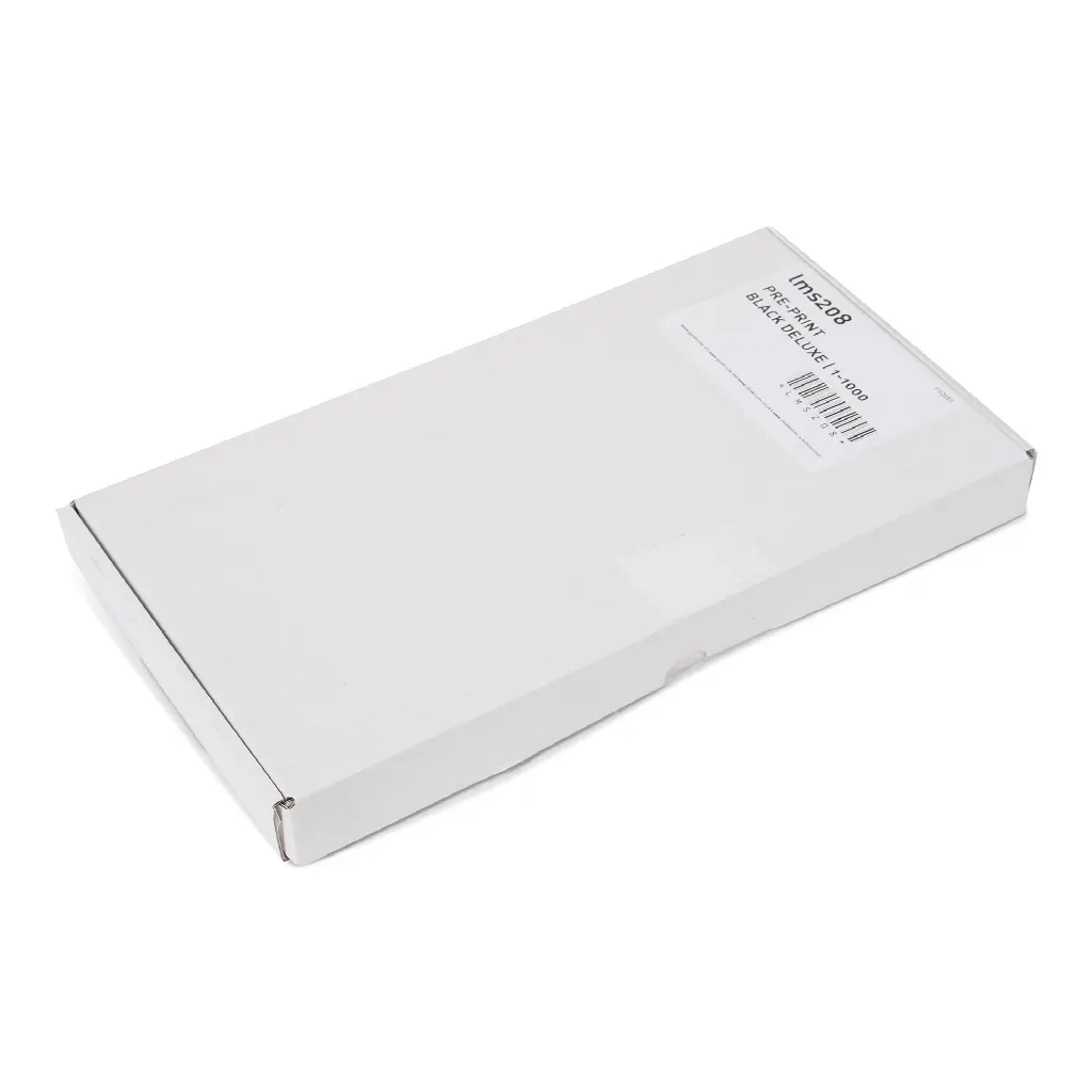 500 self-adhesive luggage tags, series 1-500, white