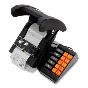 Coatcheck-Garderobenkarten, 14 Rollen x 325 Tickets, Silber/Grau